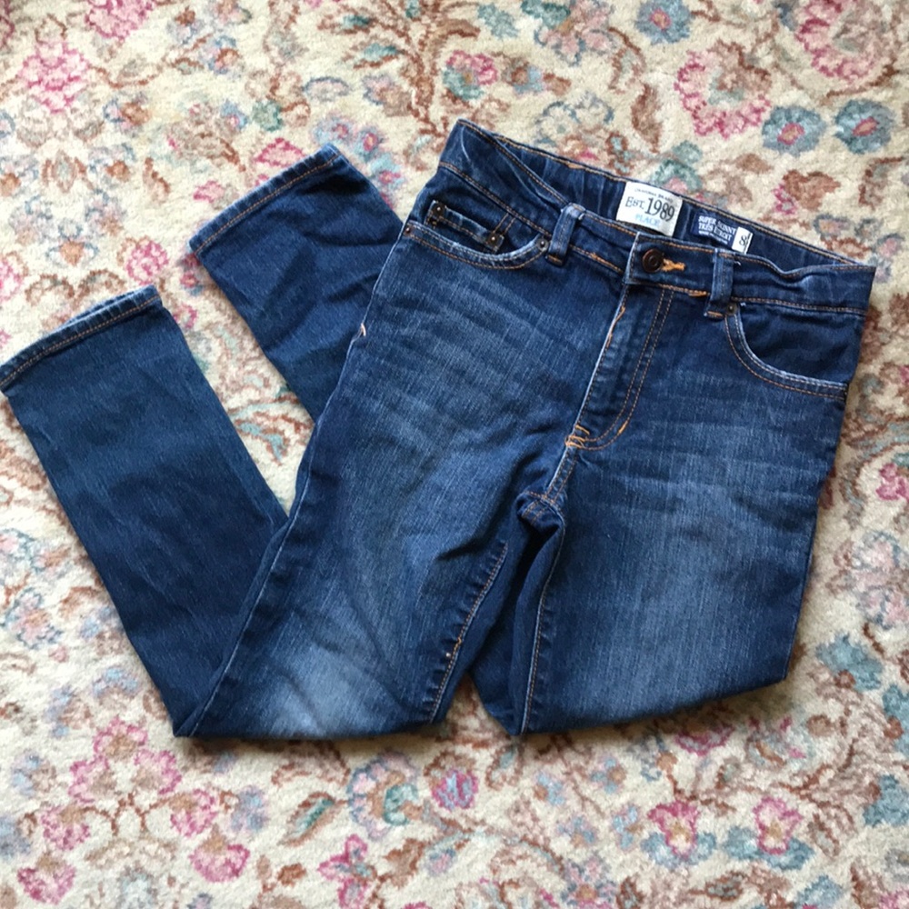Children’s place dark blue skinny jeans.